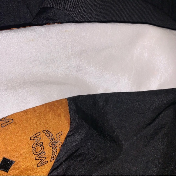 Puma Men’s size XL MCM tracksuit track jacket pants set black logo print luxury - Picture 12 of 14